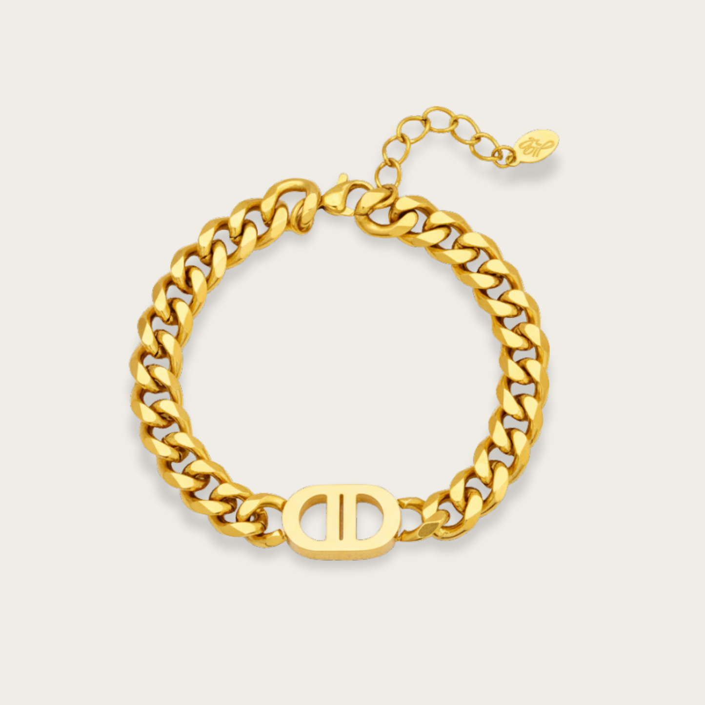 Bold Stainless Steel Bracelet - Adjustable Waterproof Jewelry for All Occasions