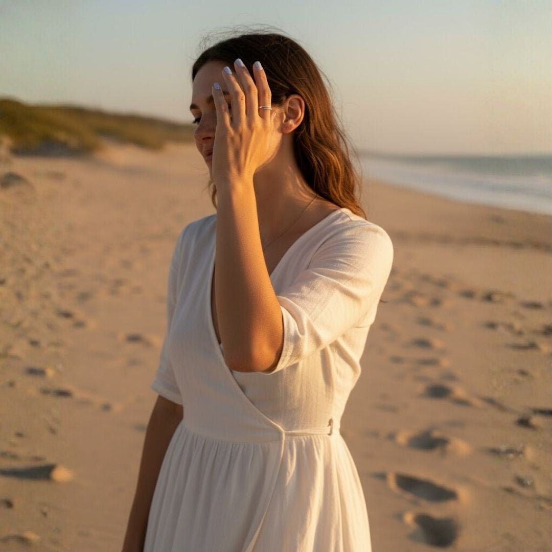 Elegant Open Spiral Ring - Adjustable Gold Plated Minimalist Design