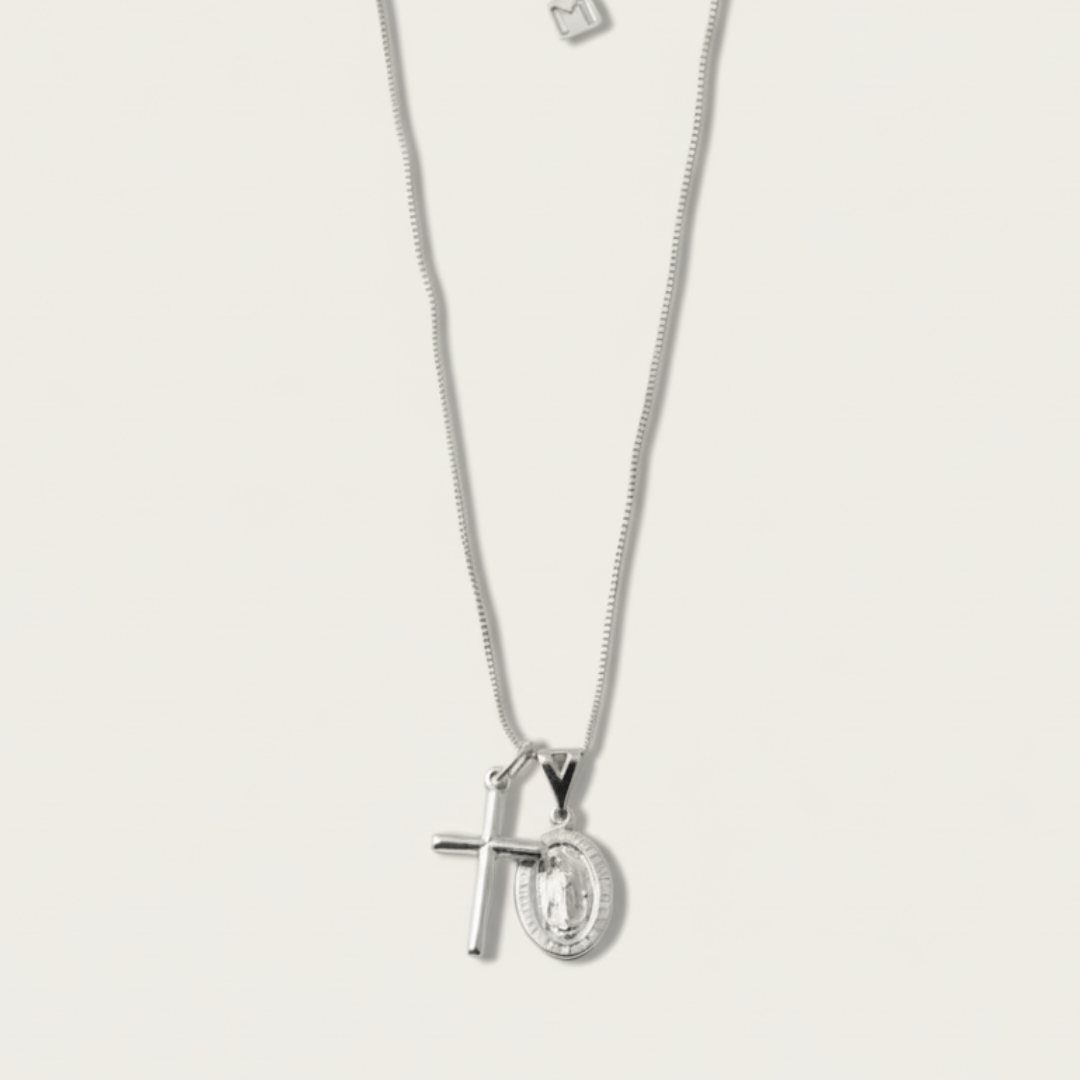 Saint's Light Gold Silver Necklace