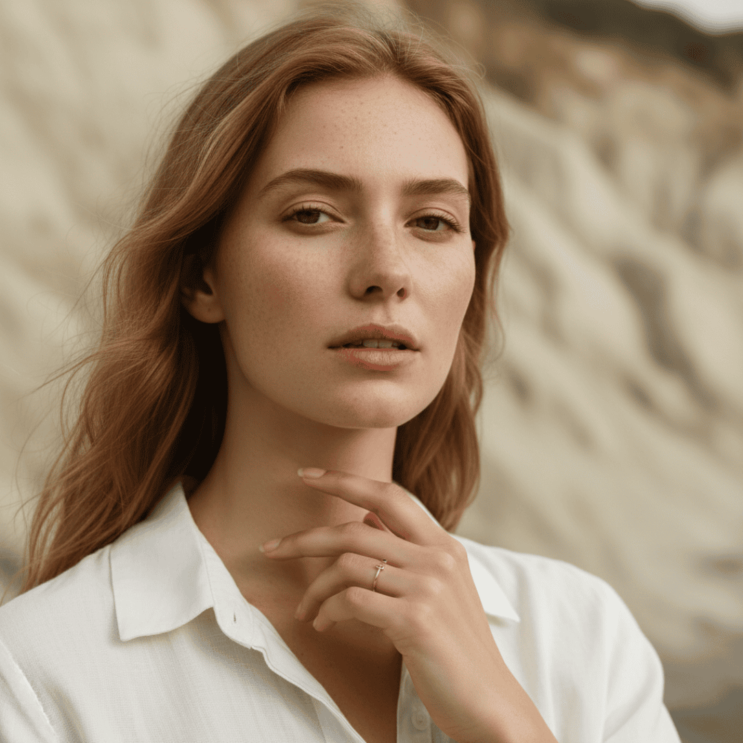 Customizable Birthstone Initial Ring - Dainty Personalized Gift for Holidays