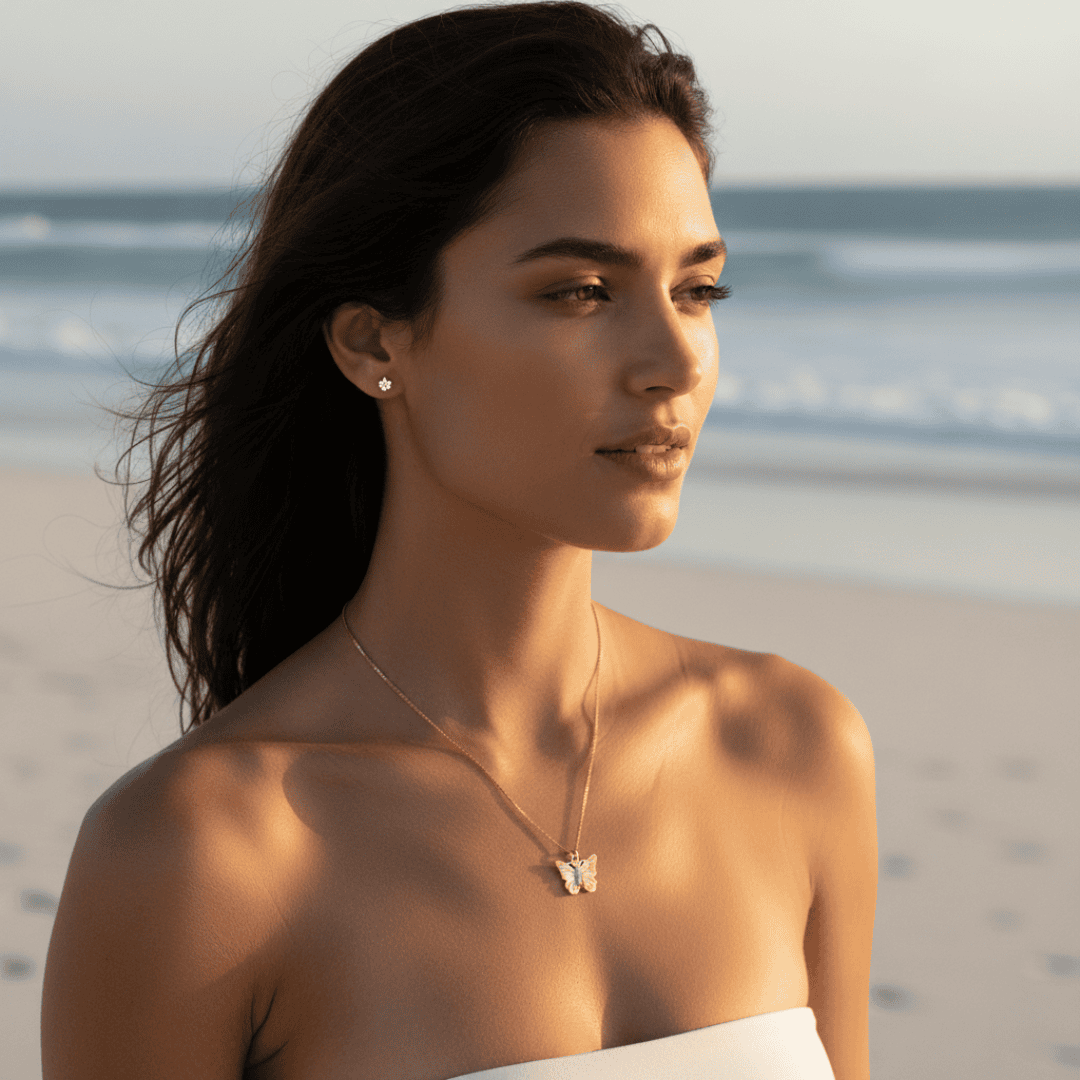 Coastal Gold and Silver Necklace