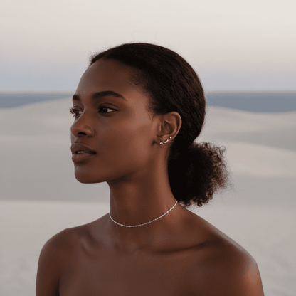 Celestial Cluster Gold Silver Earrings