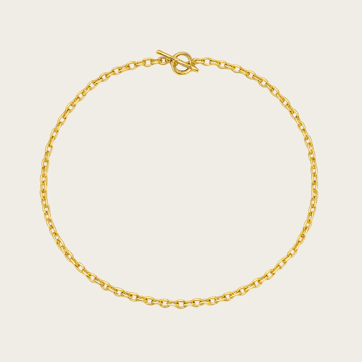Coastal Link Gold Choker Necklace