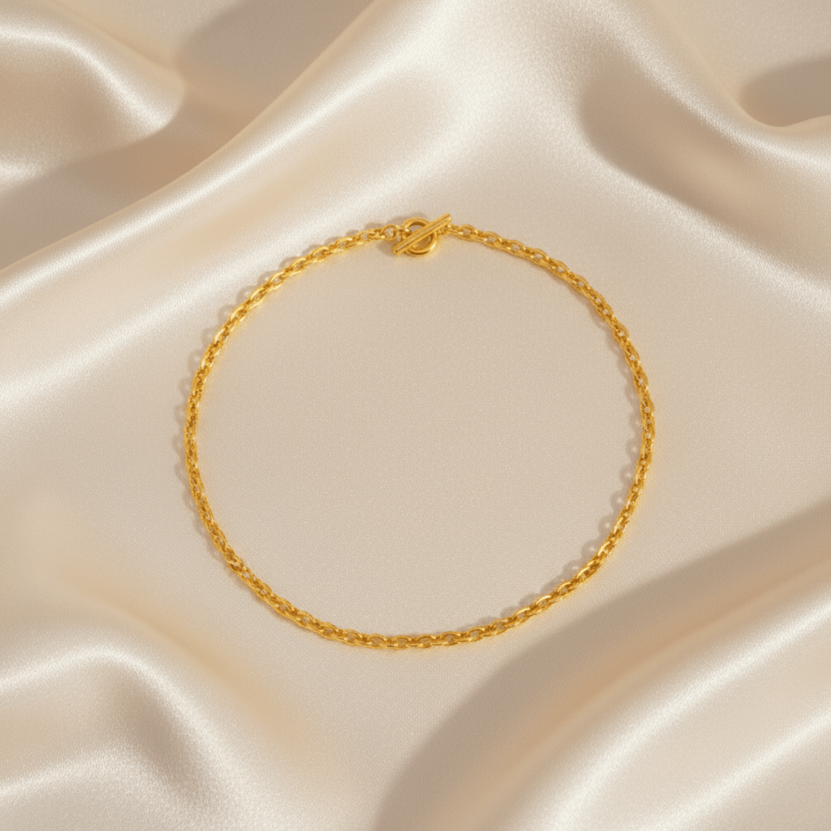 Coastal Link Gold Choker Necklace