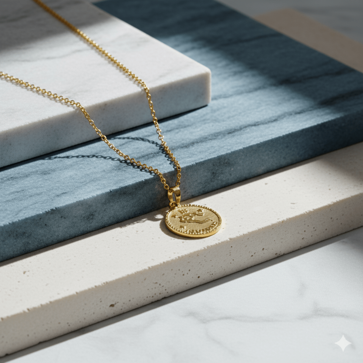 Constellation Silver Gold Plated Necklace