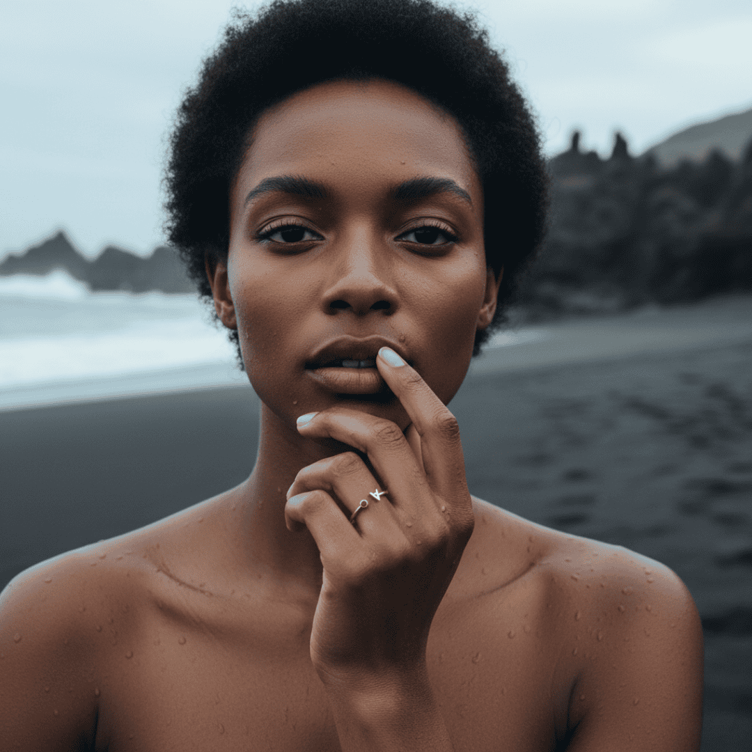 Customizable Birthstone Initial Ring - Dainty Personalized Gift for Holidays