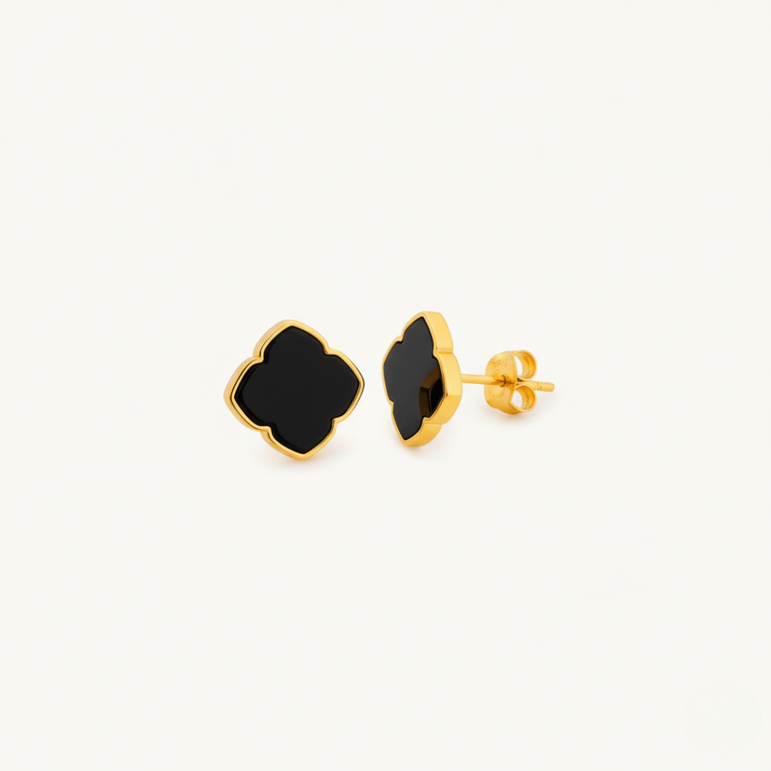 Dawn Shadow Gold Silver Earrings