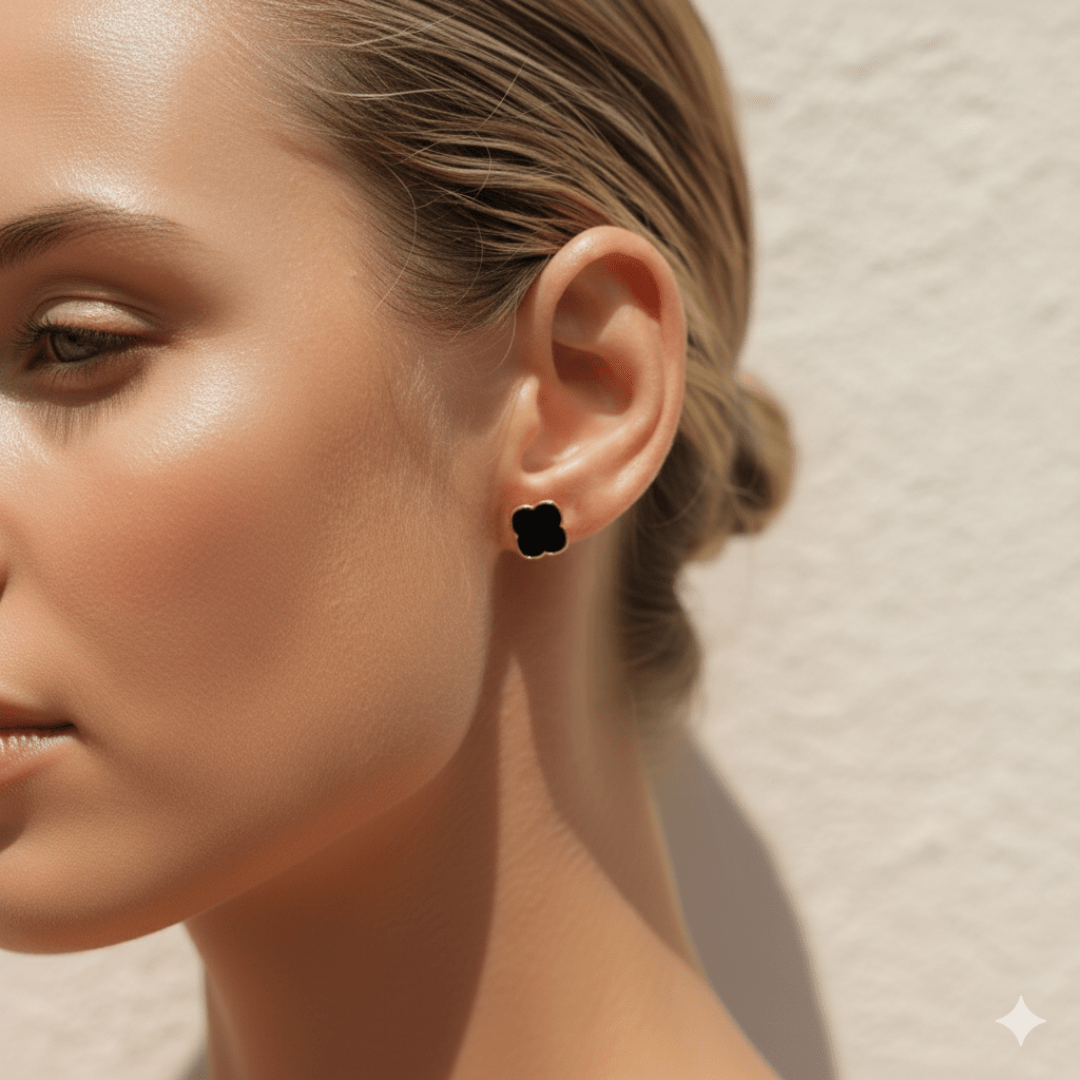 Dawn Shadow Gold Silver Earrings