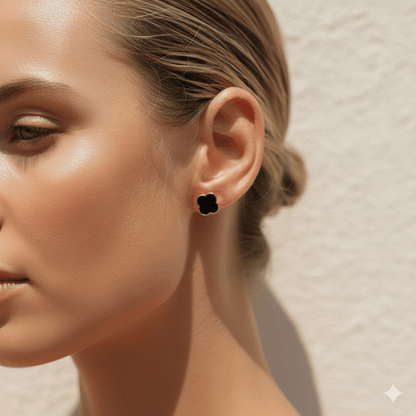 Dawn Shadow Gold Silver Earrings