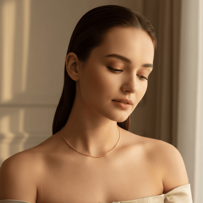 Elegant Curb Chain Choker - Gold & Silver Options