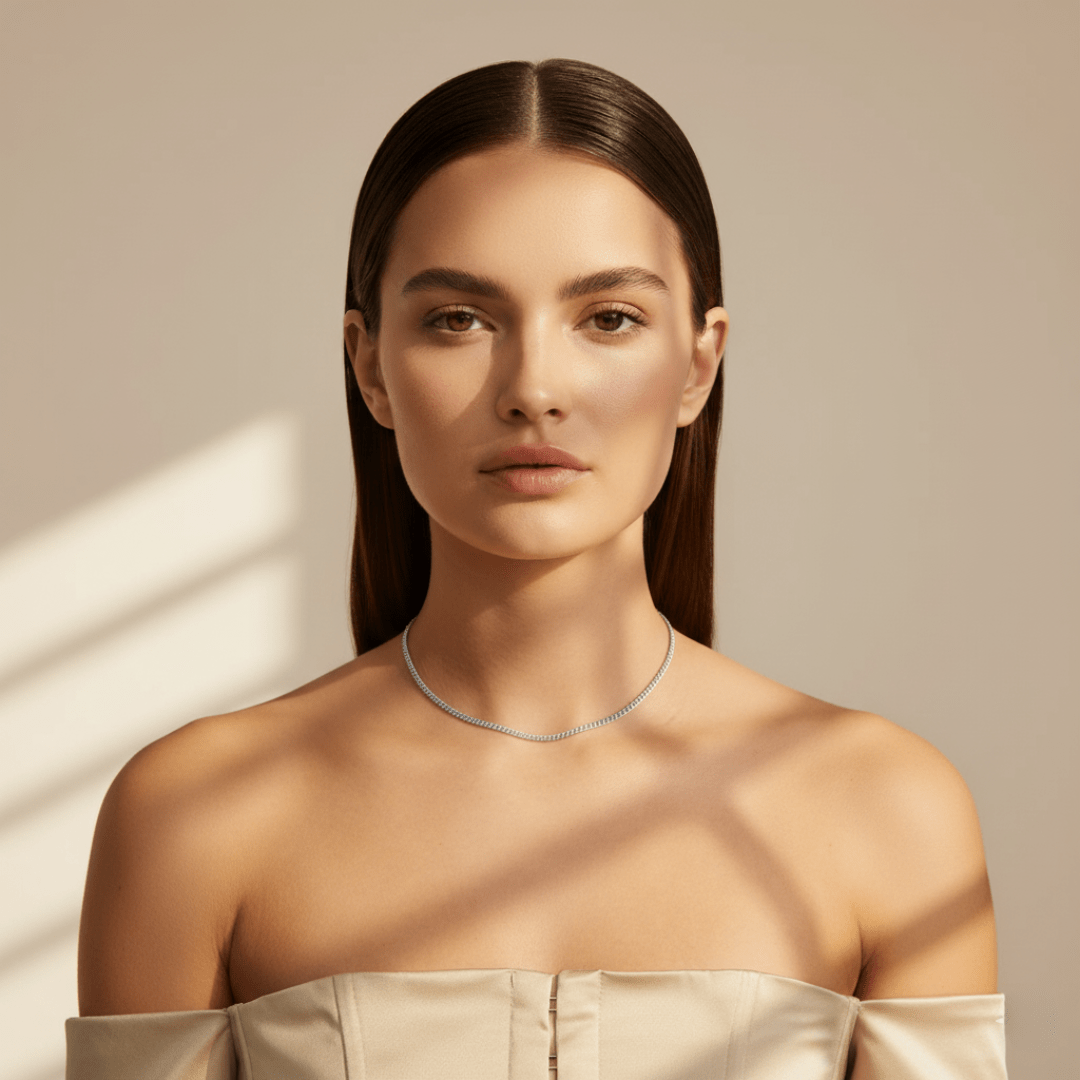 Elegant Curb Chain Choker - Gold & Silver Options