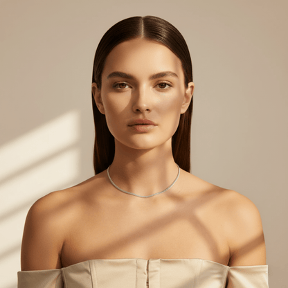 Elegant Curb Chain Choker - Gold & Silver Options