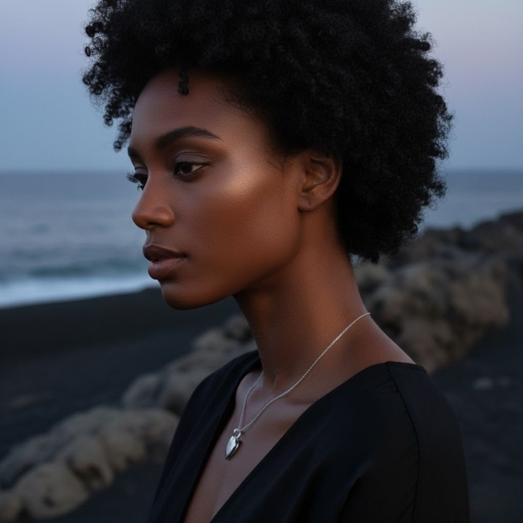 Elegant Engraved Puff Heart Locket Necklace - Customizable Keepsake in Gold