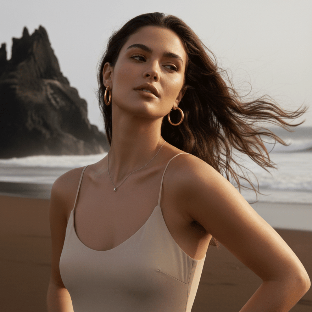 Elegant Gold Filled Large Hoop Earrings - Gold Hoops for Statement Style