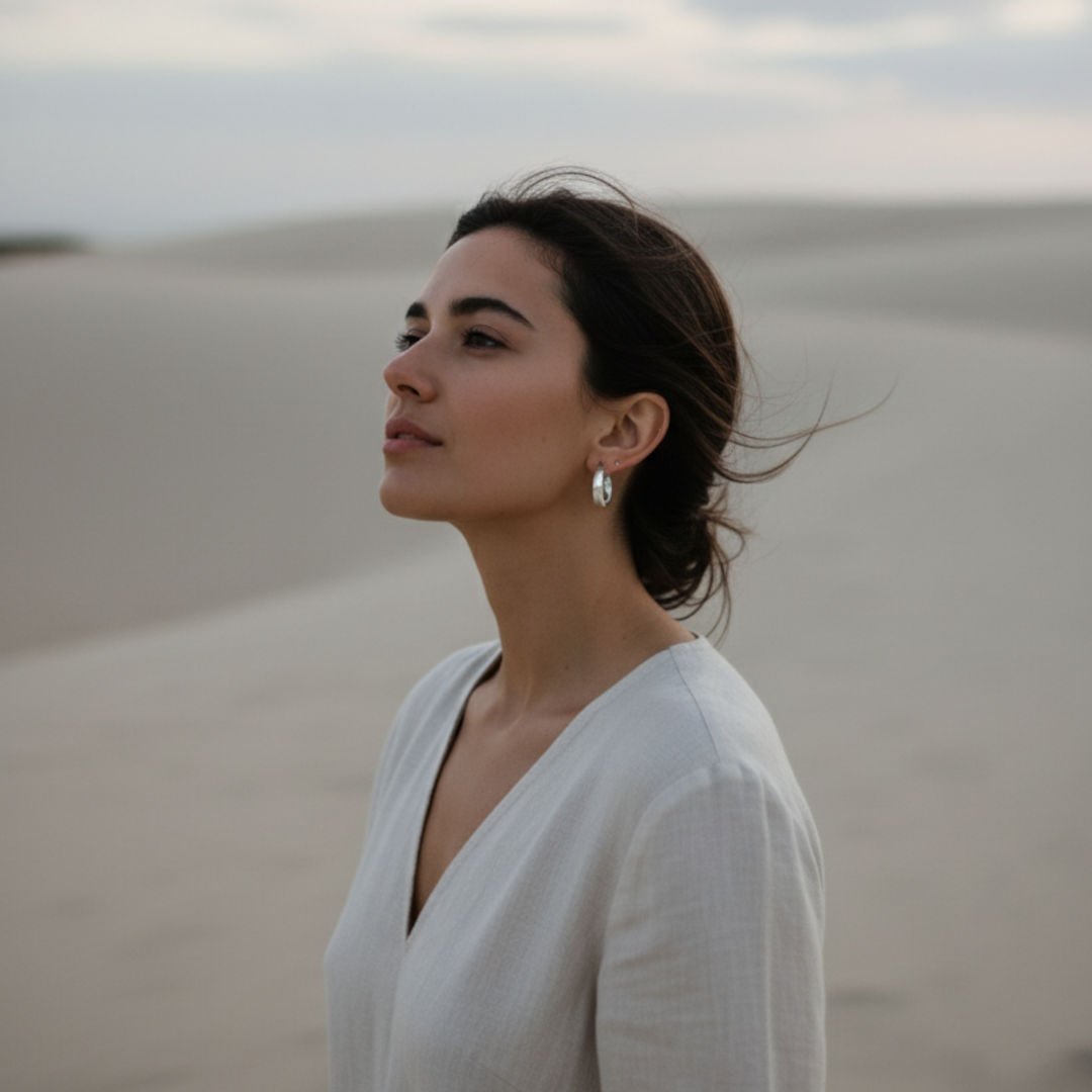 Elegant Gold Filled Small Hoop Earrings for Women - Lightweight & Durable