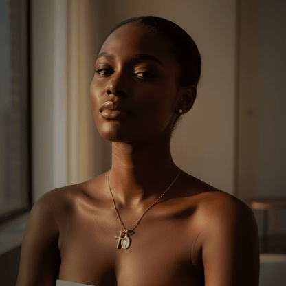 Saint's Light Gold Silver Necklace