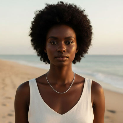 Elegant Gold Rope Chain Necklace - Custom Length & Metal Options