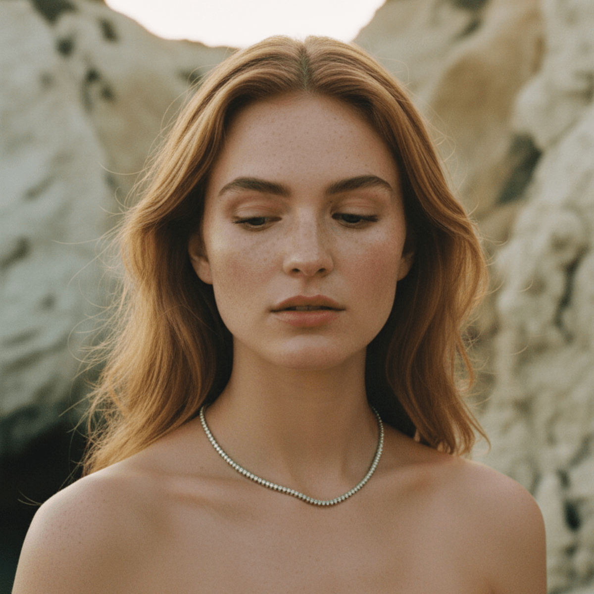 Elegant Heart Tennis Necklace - Cubic Zirconia Jewelry for Every Occasion