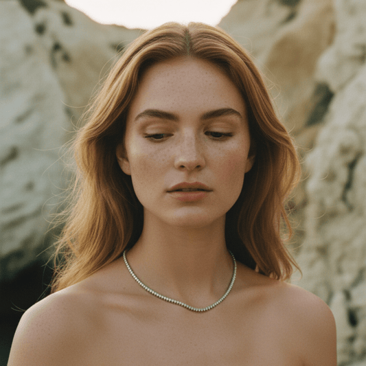 Elegant Heart Tennis Necklace - Cubic Zirconia Jewelry for Every Occasion