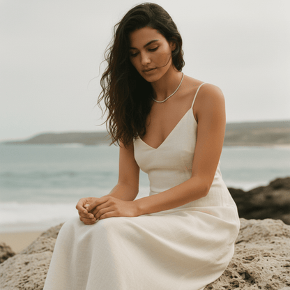 Elegant Heart Tennis Necklace - Cubic Zirconia Jewelry for Every Occasion