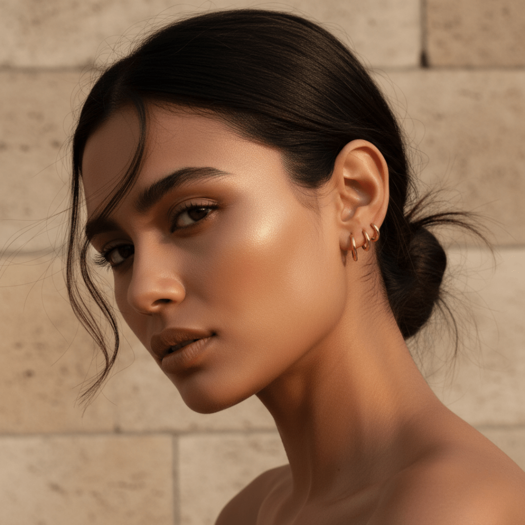 Elegant Huggie Hoop Earrings - Gold Coated Stainless Steel Gold Hoops