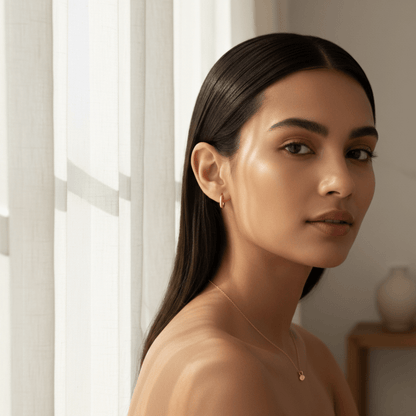 Elegant Huggie Hoop Earrings - Gold Coated Stainless Steel Gold Hoops