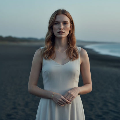 Elegant Multi-Color Evil Eye Bracelet - Gold-Filled