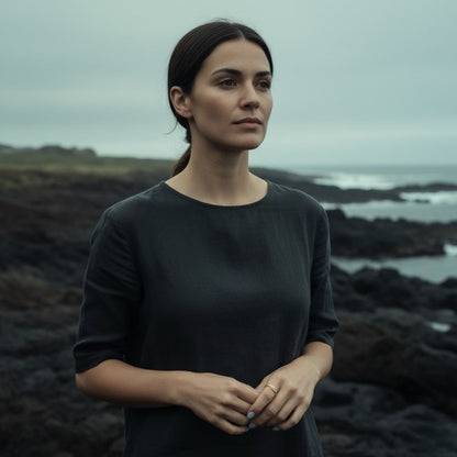 Elegant Open Spiral Ring - Adjustable Gold Plated Minimalist Design