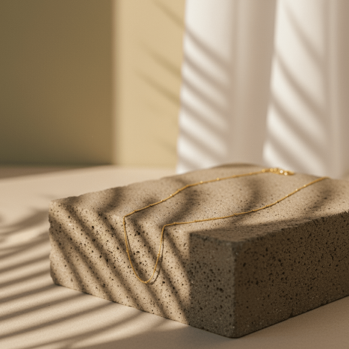 Elegant Satellite Necklace - Textured Design for Effortless Layering in Gold, Silver, Rose Gold