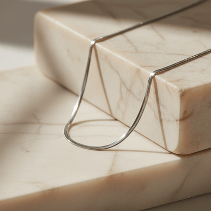 Elegant Snake Chain - Waterproof, Hypoallergenic Brass with Gold/Silver Coating