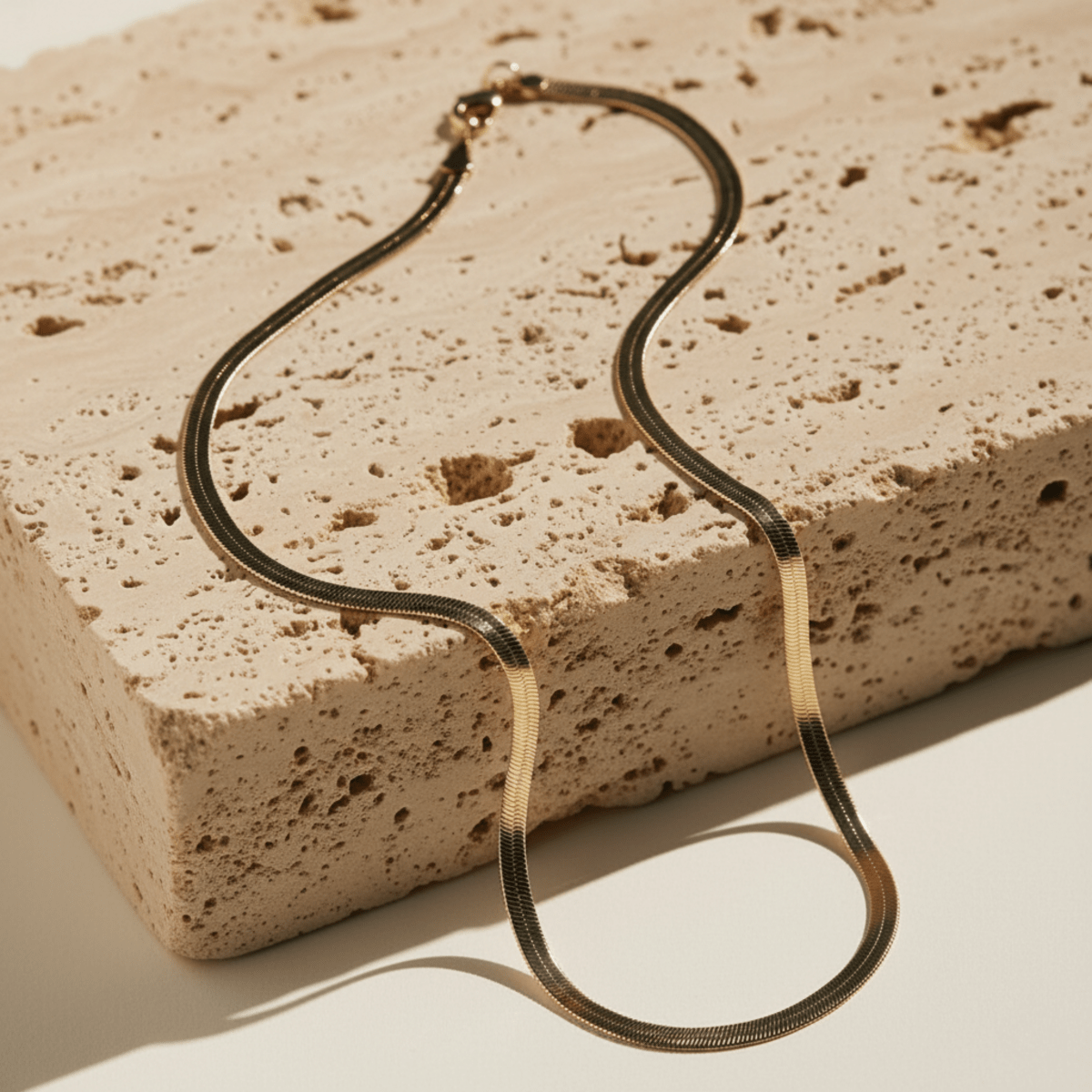 Elegant Snake Chain - Waterproof, Hypoallergenic Brass with Gold/Silver Coating
