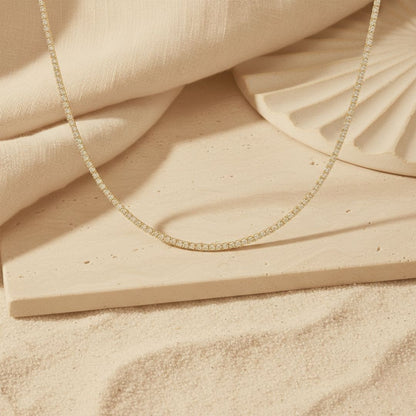 Morning Dew Silver-tone Necklace