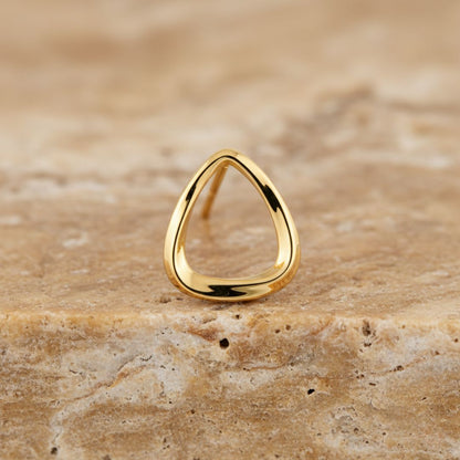 Elegant Triangle Gold Earrings for a Chic Look