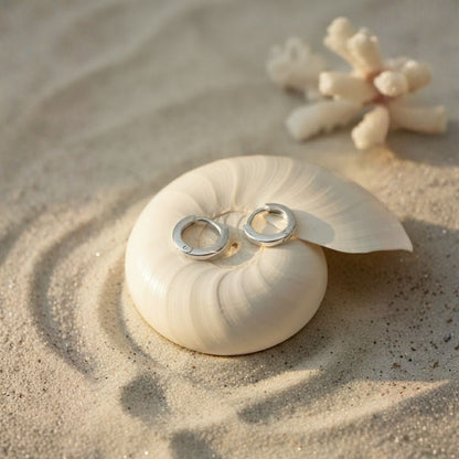 Essential Huggie Hoops - Gold Hoops in Gold Plated Brass