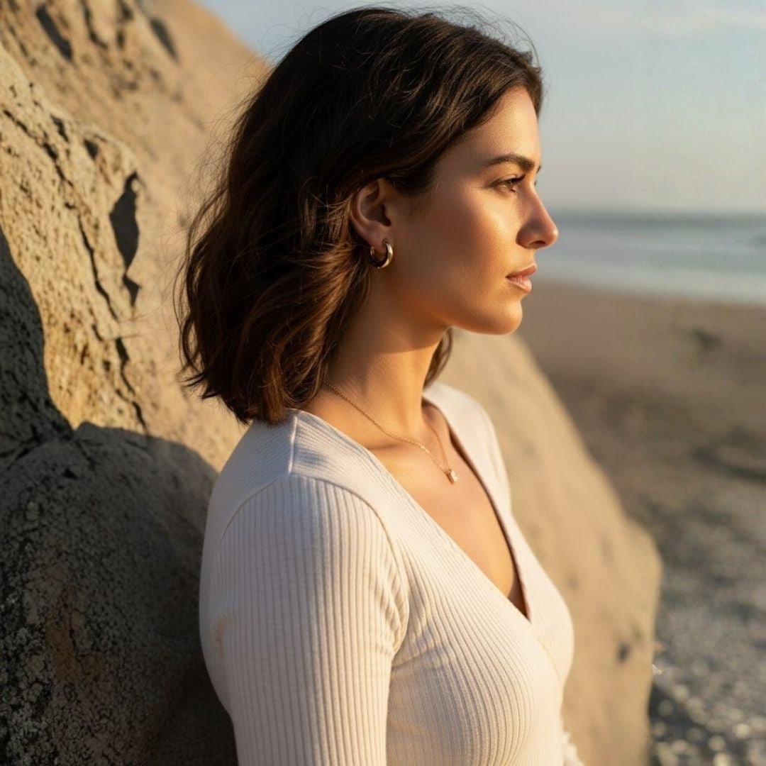 Essential Huggie Hoops - Gold Hoops in Gold Plated Brass