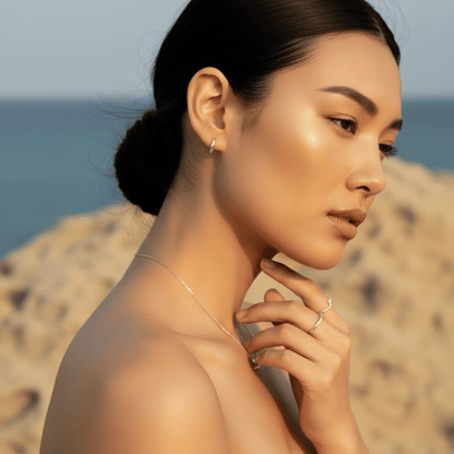 Essential Huggie Hoops - Silver Hoop Earrings for Everyday Elegance