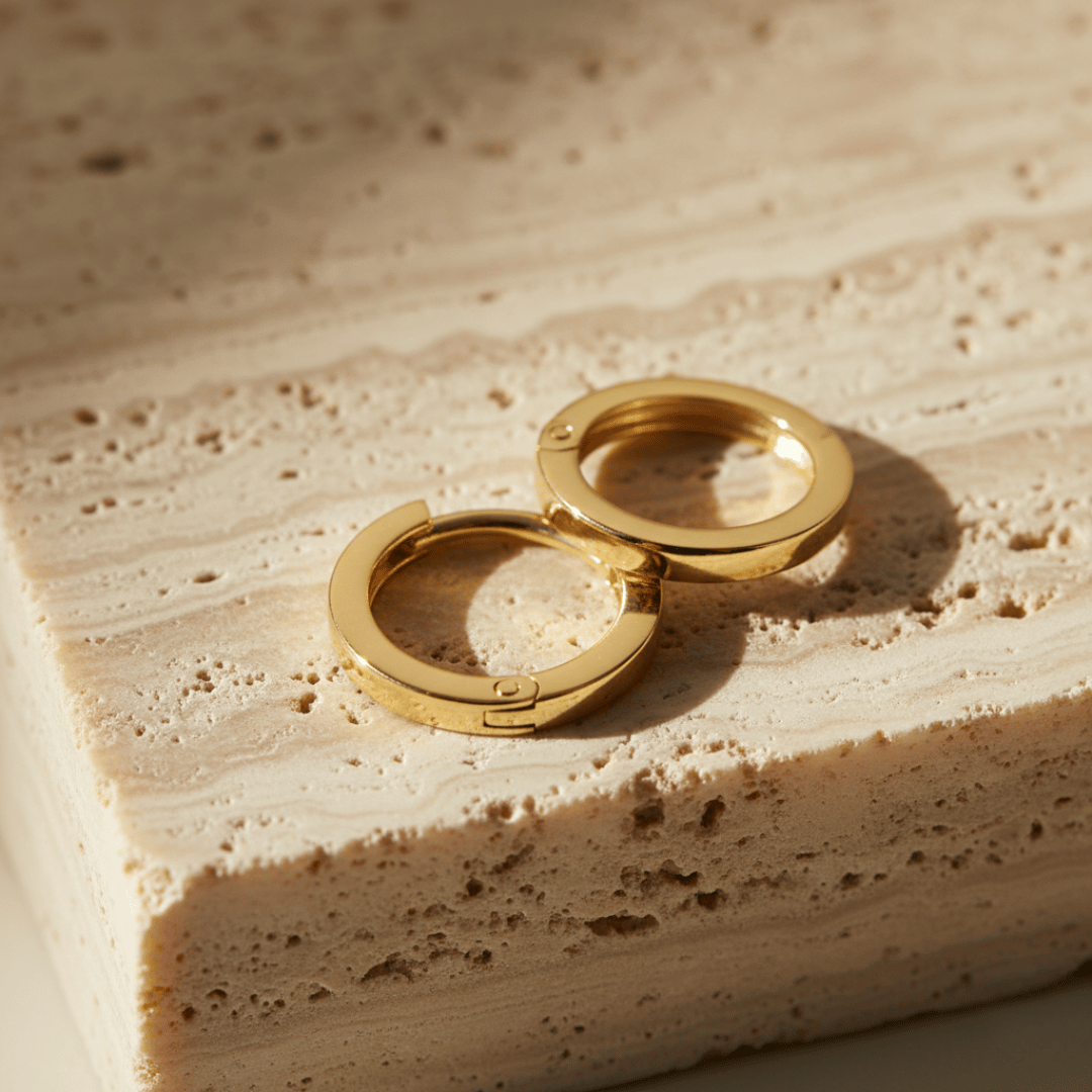 Essential Huggie Hoops - Silver Hoop Earrings for Everyday Elegance