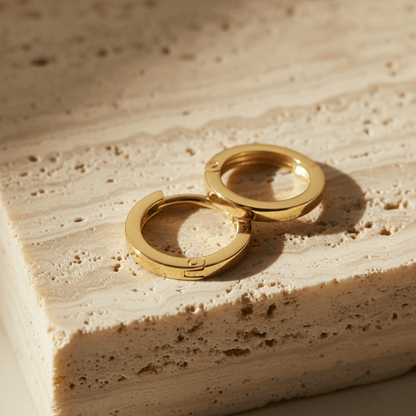 Essential Huggie Hoops - Silver Hoop Earrings for Everyday Elegance