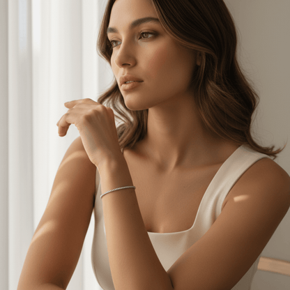 Horizon Bracelet in Silver and Gold