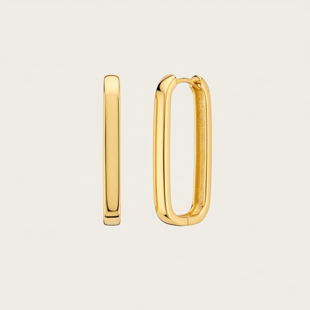Horizon Icon Gold Hoop Earrings