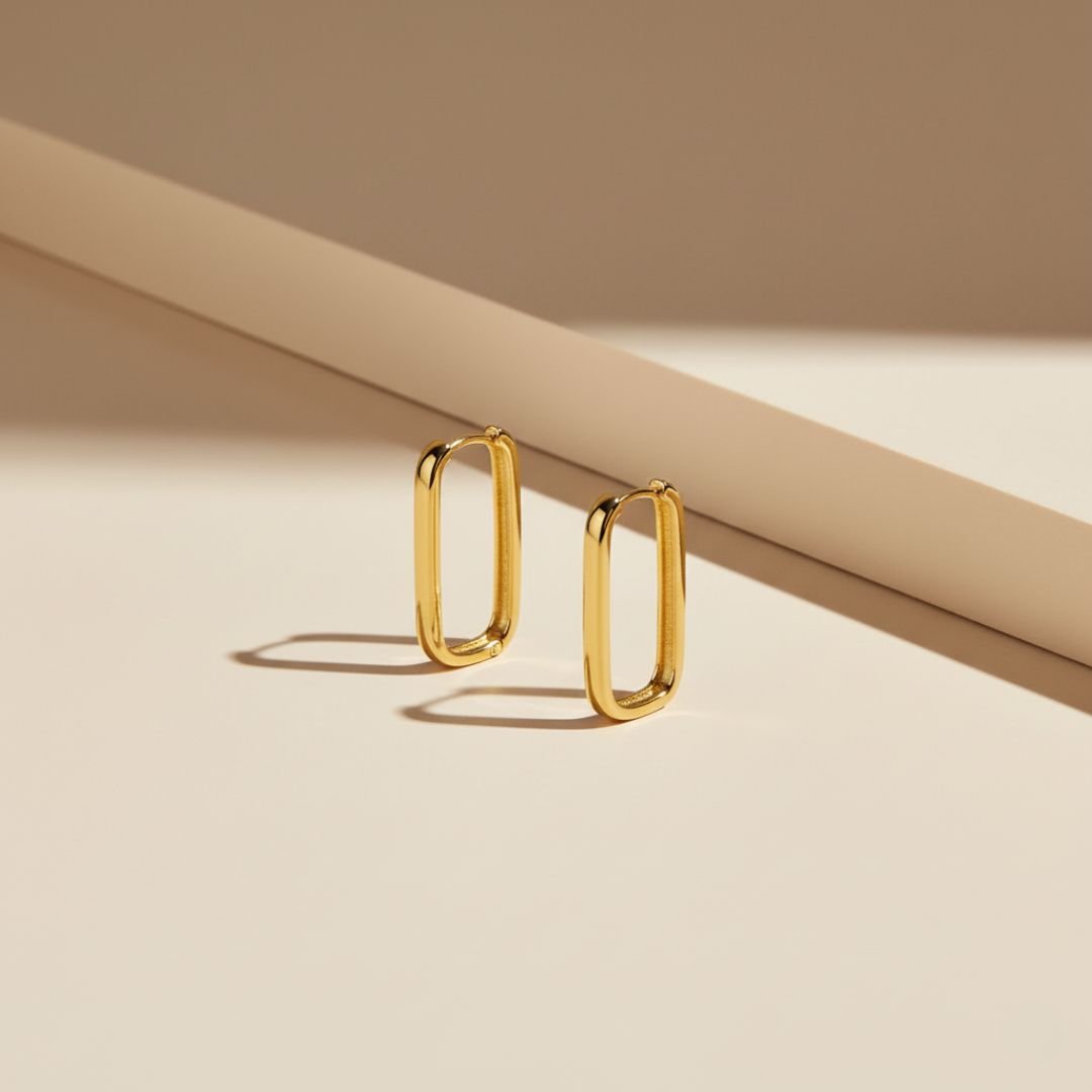 Horizon Icon Gold Hoop Earrings