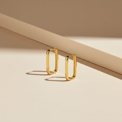 Horizon Icon Gold Hoop Earrings