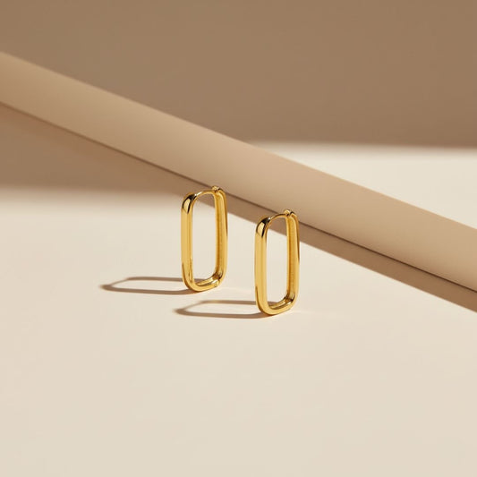 Horizon Icon Gold Hoop Earrings