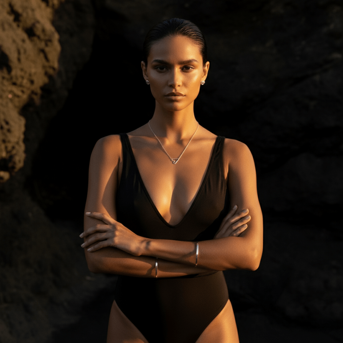 Itty Bitty Heart Gold Necklace - Waterproof, Hypoallergenic Pendant Jewelry