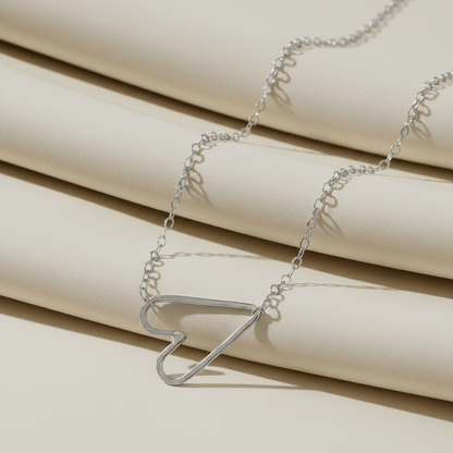 Itty Bitty Heart Gold Necklace - Waterproof, Hypoallergenic Pendant Jewelry