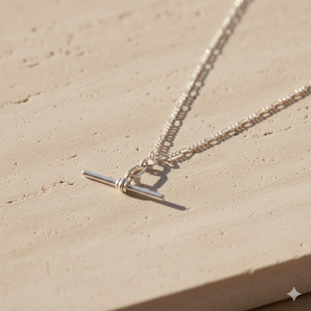 Mariner's Fob Silver Necklace