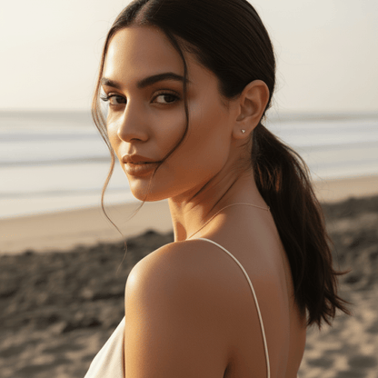 Minimalist Triangle Ear Piercing - Hypoallergenic Lab-Grown Diamond & Swim-Proof