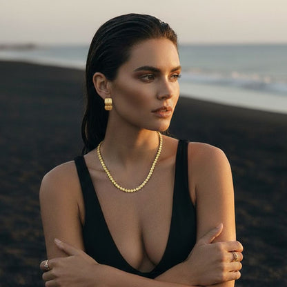 Morning Dew Silver-tone Necklace