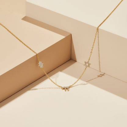 Ocean Star Gold Necklace