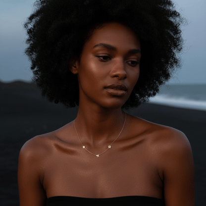 Ocean Star Gold Necklace